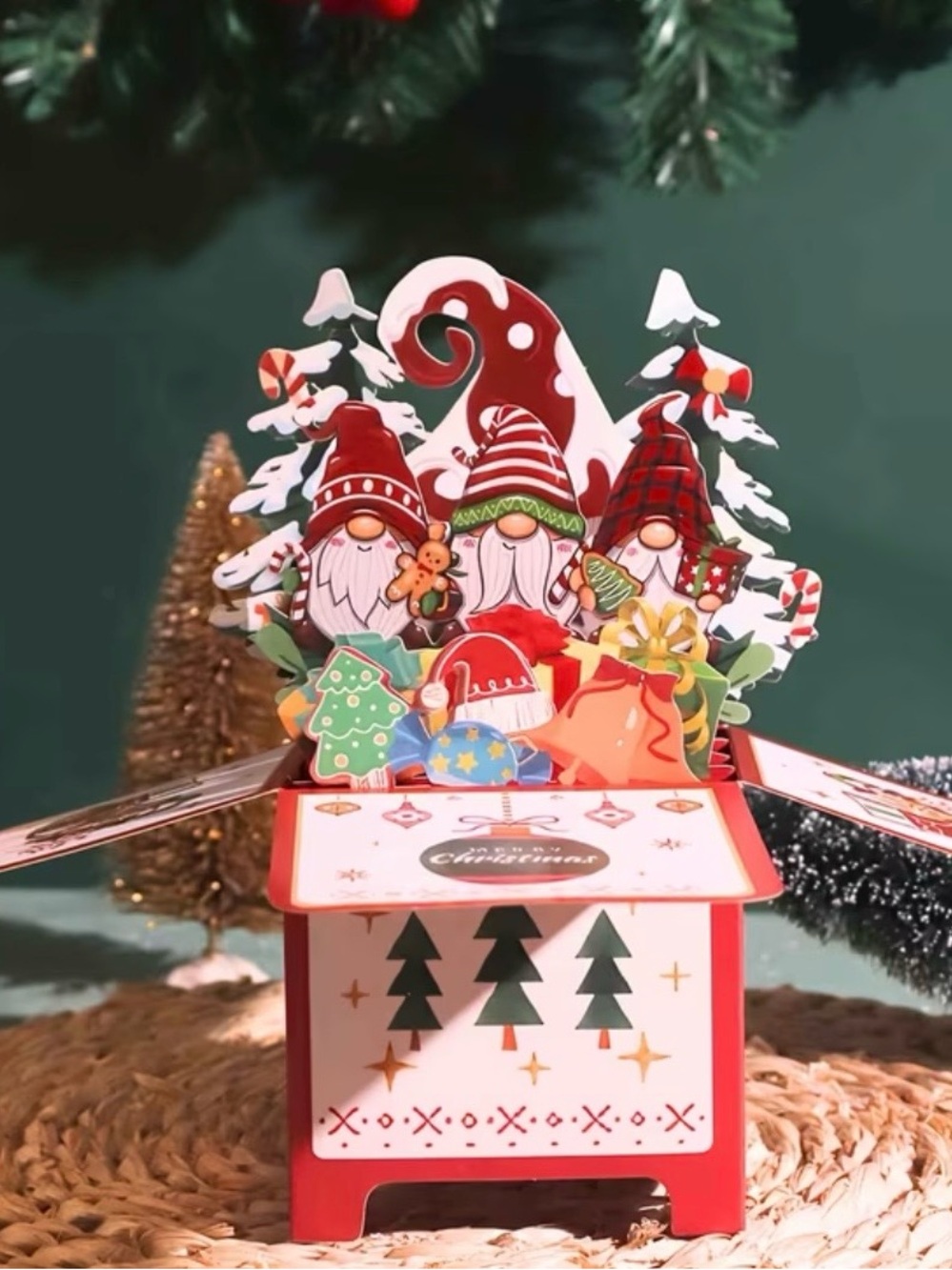 Christmas Gnome Pop-Up Card